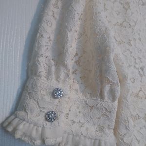 Formal off-white  Zara dress